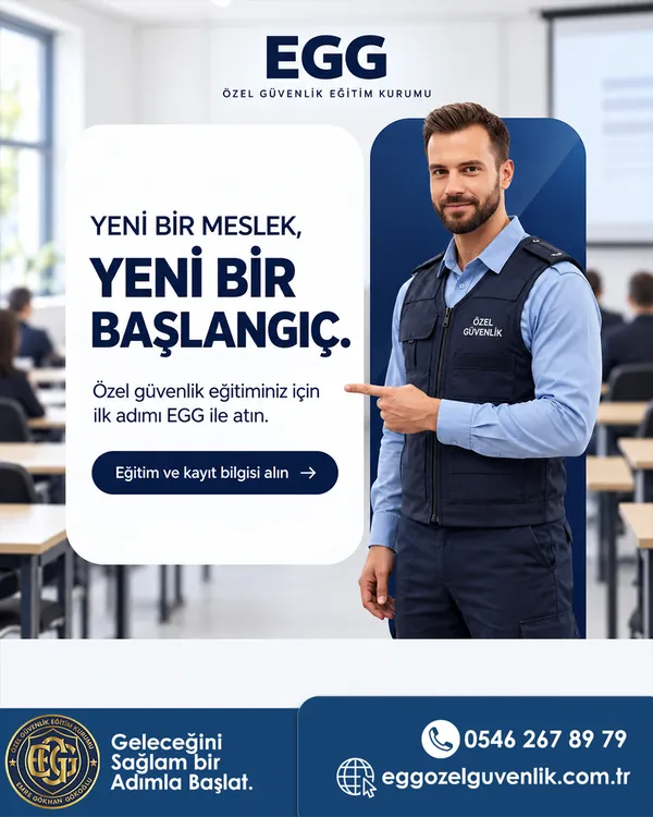 EGG Özel Güvenlik Eğitim Kurumu — Özel güvenlik eğitimi tanıtım gönderisi