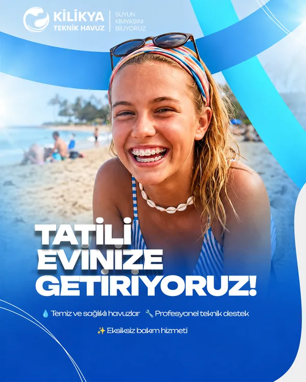 Kilikya Teknik Havuz — Havuz bakım hizmeti yaz kampanyası gönderisi