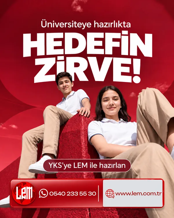 LEM Eğitim Kurumları — YKS hazırlık kampanyası gönderisi