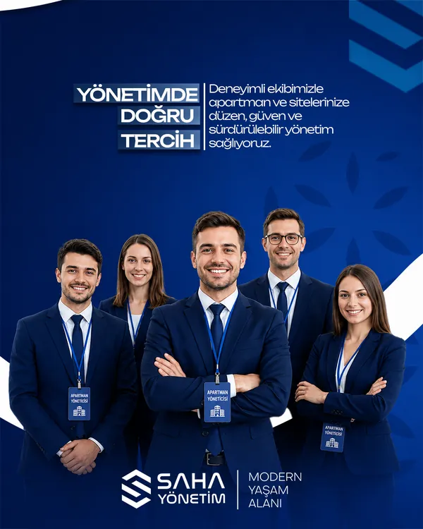 Saha Yönetim — Kurumsal ekip tanıtım gönderisi